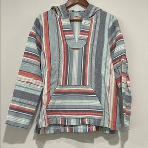 Faherty Multicolor Striped Cotton Hoodie